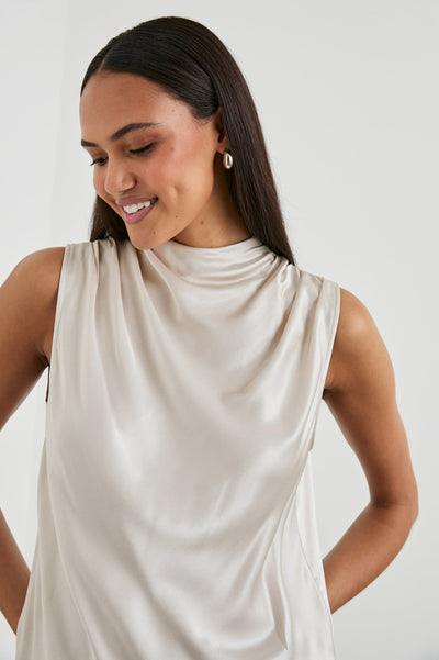 Kaleen Top in Ivory