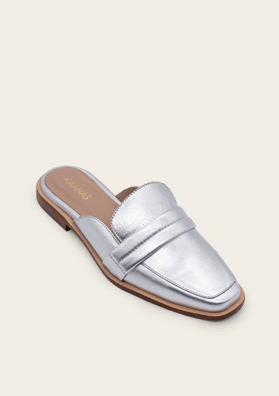 Congo Mule In Silver