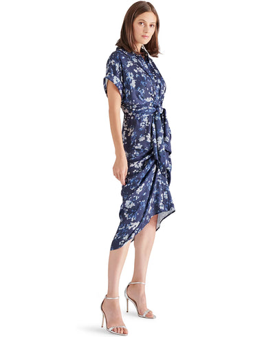 Tori Dress in Floral Indigo