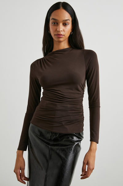 Joelle Top in Espresso