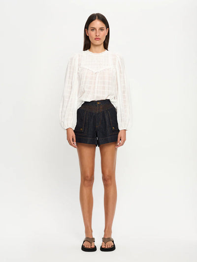 Paige Blouse in Ivory