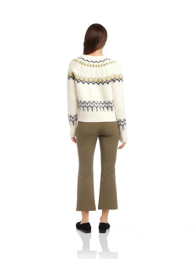 Astrid Fair Isle Cardigan in Multi