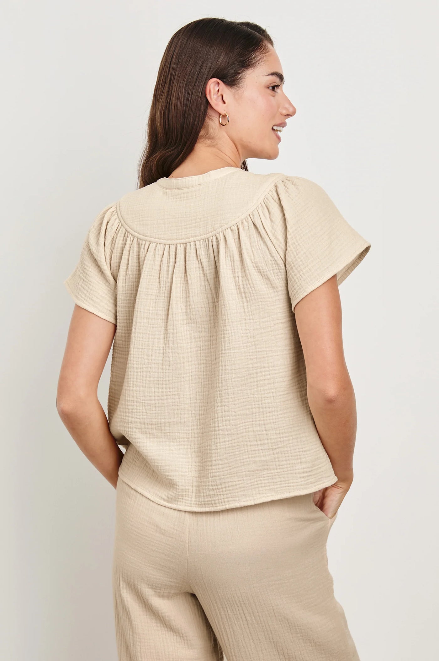 Sayer Shirt in Flax