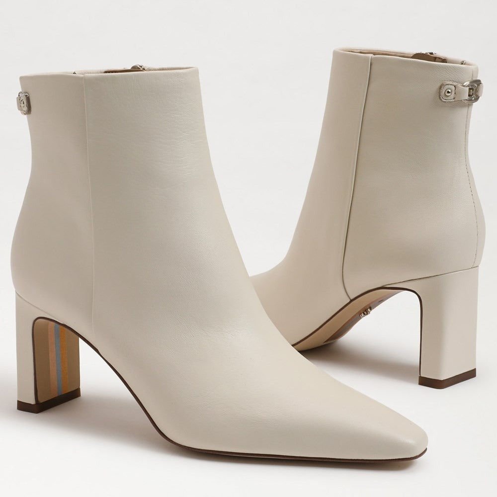 Saige Ankle Bootie in Modern Ivory