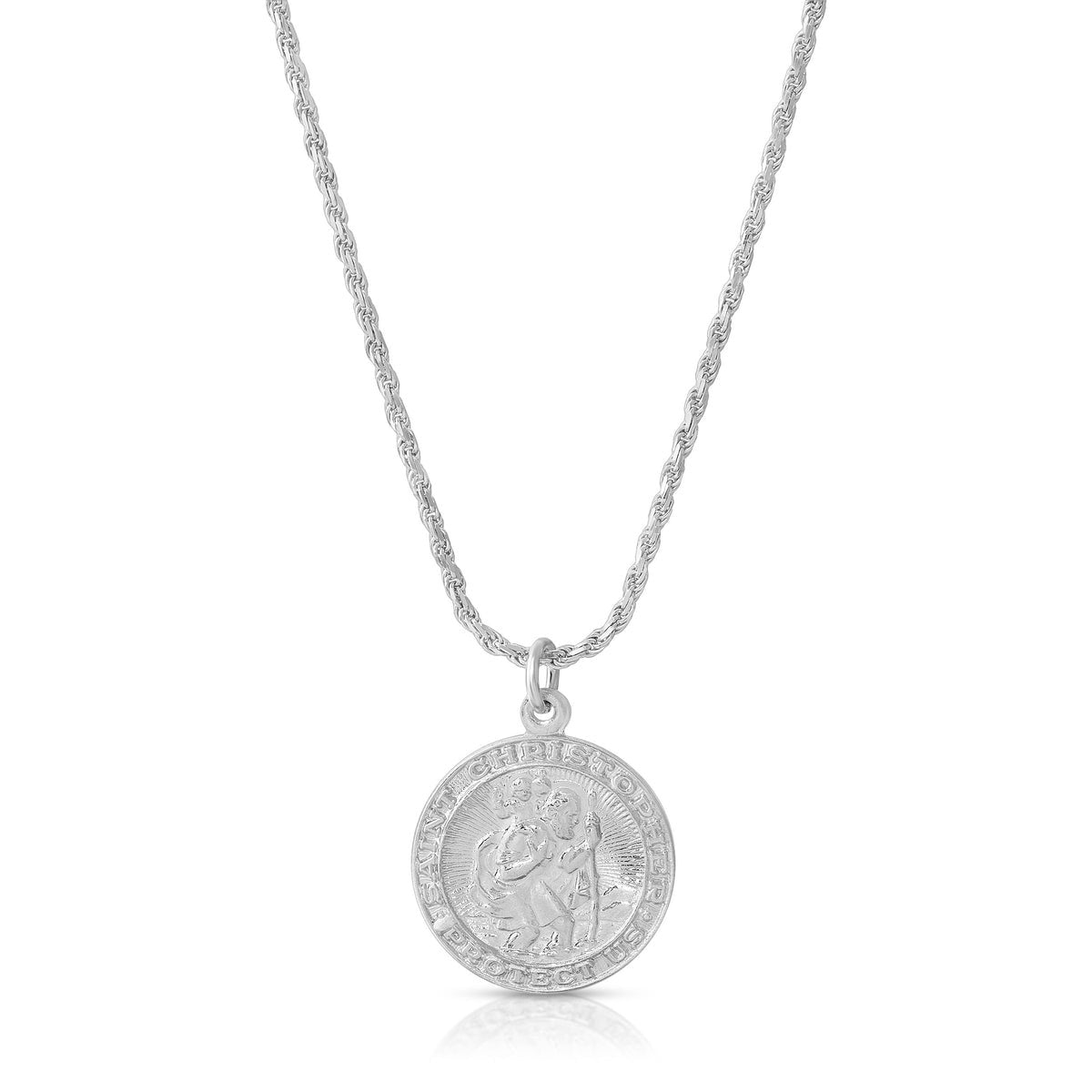 Saint Christopher Pendant in Silver