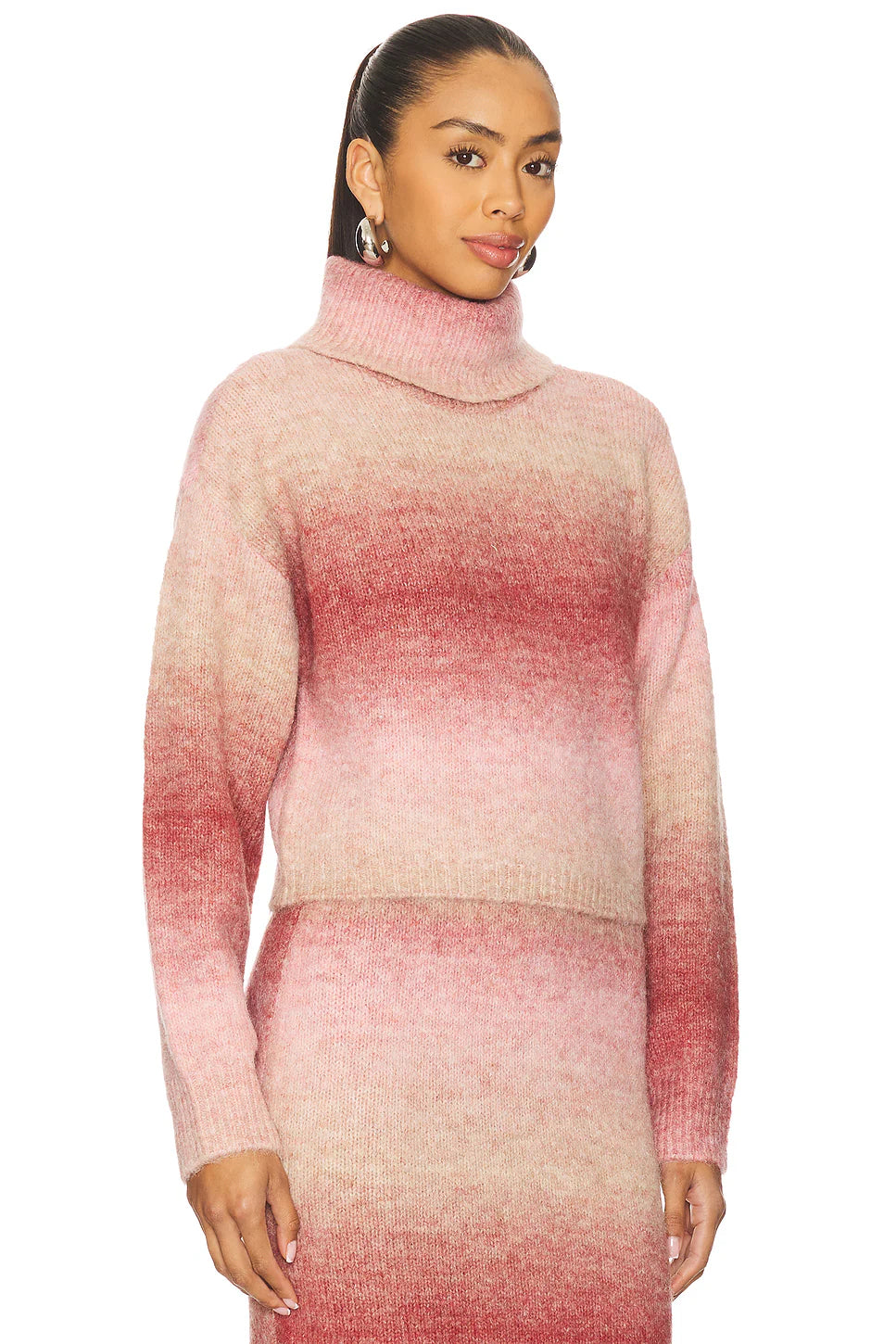 Raegann Ombre Sweater in Pink Multi
