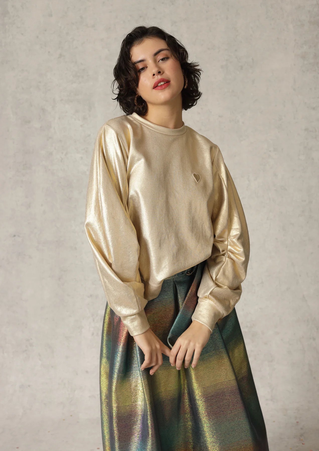 Jemma Sweatshirt in Gold