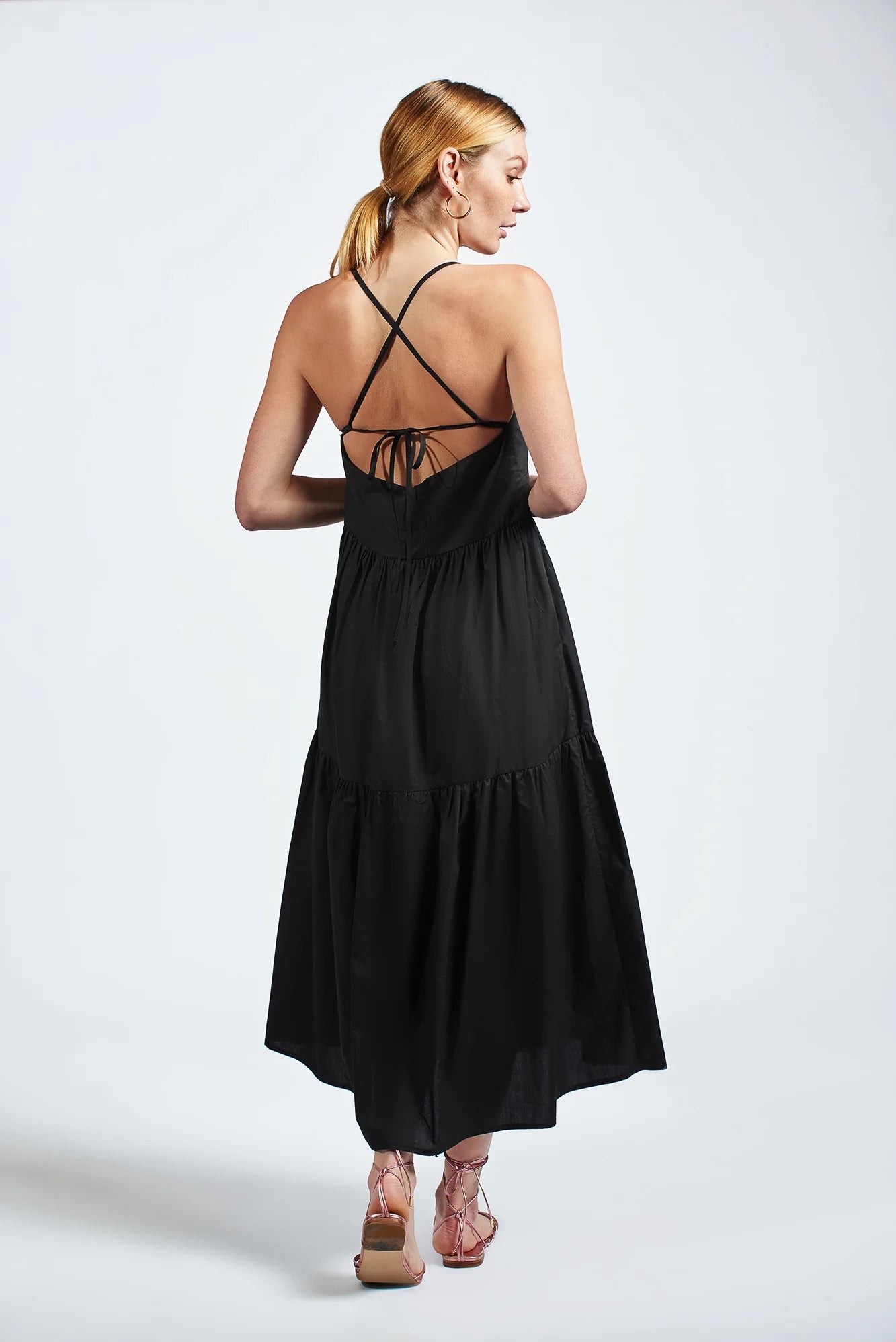 The Leora Dress in Black