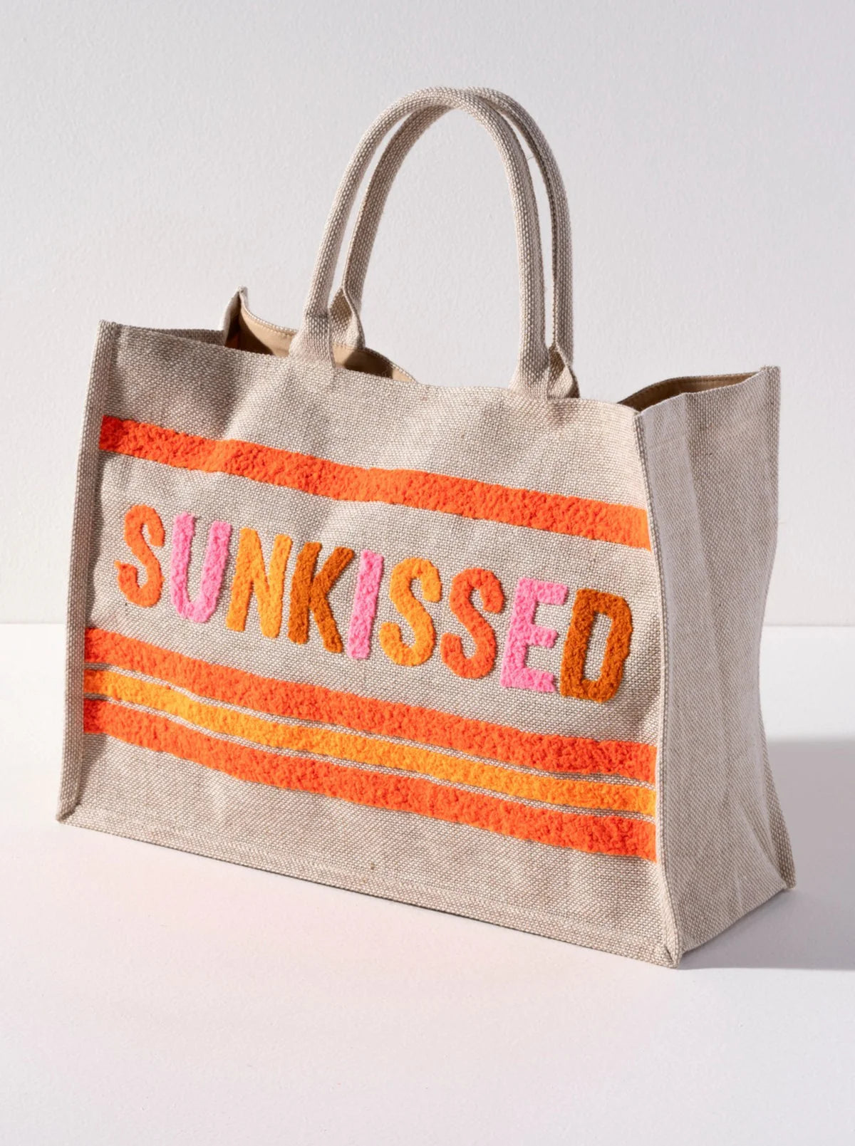 "Sunkissed" Beach Bag in Natural