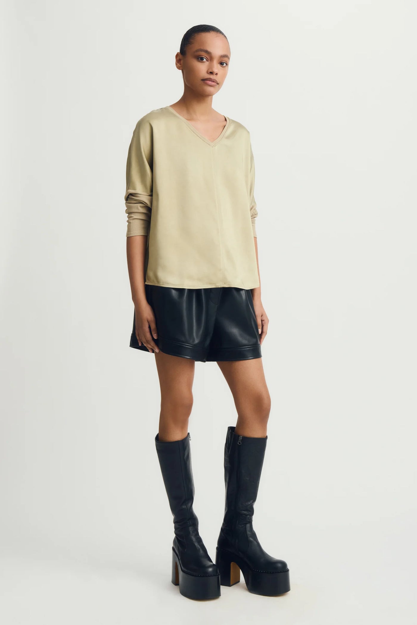 Cindy Top in Moss