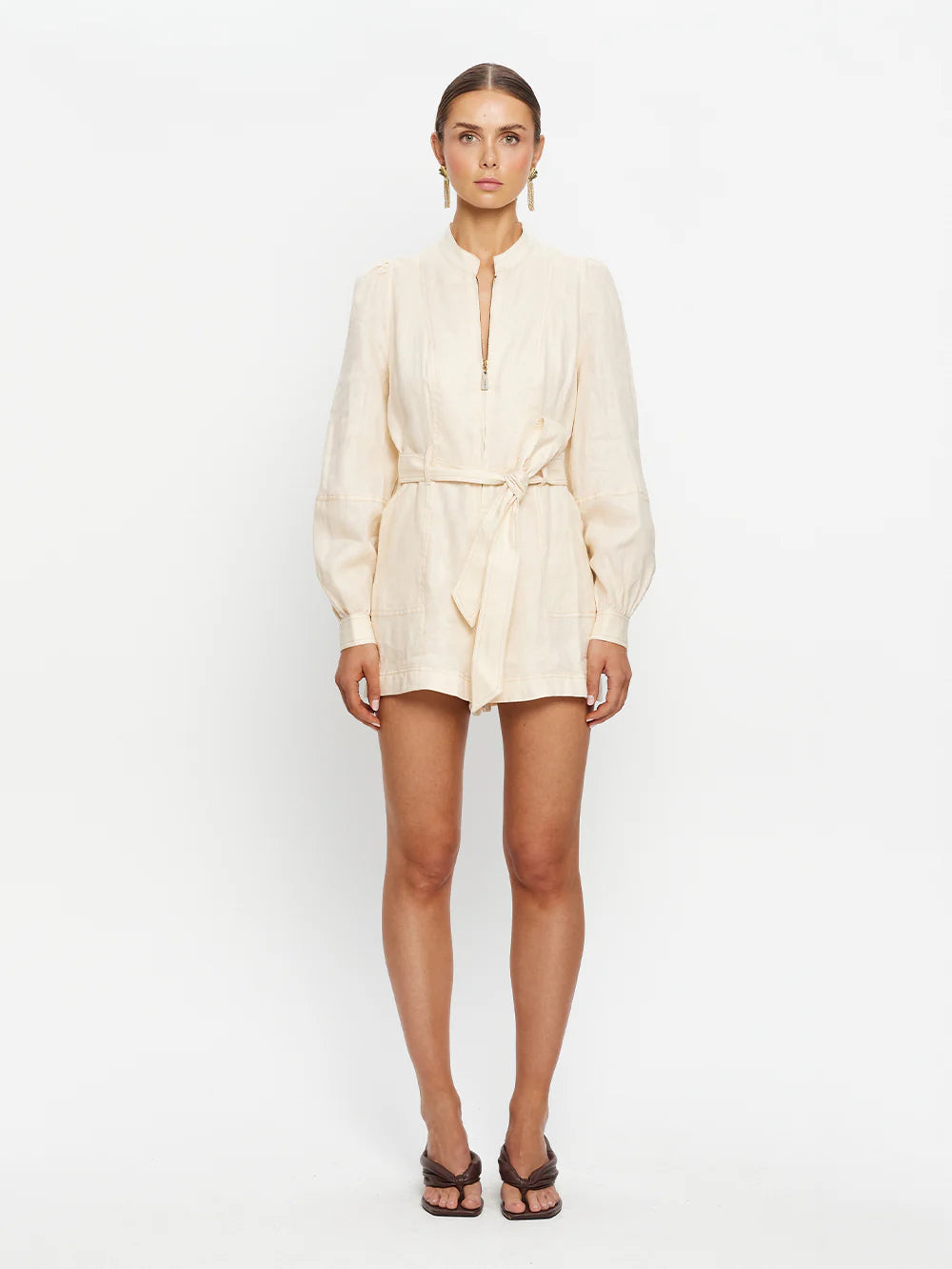 Ada Playsuit in Cream