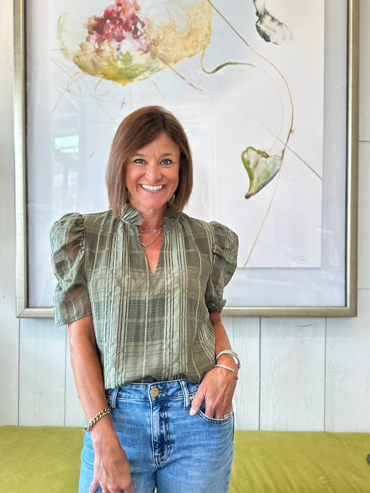 Virginia Top in Olive