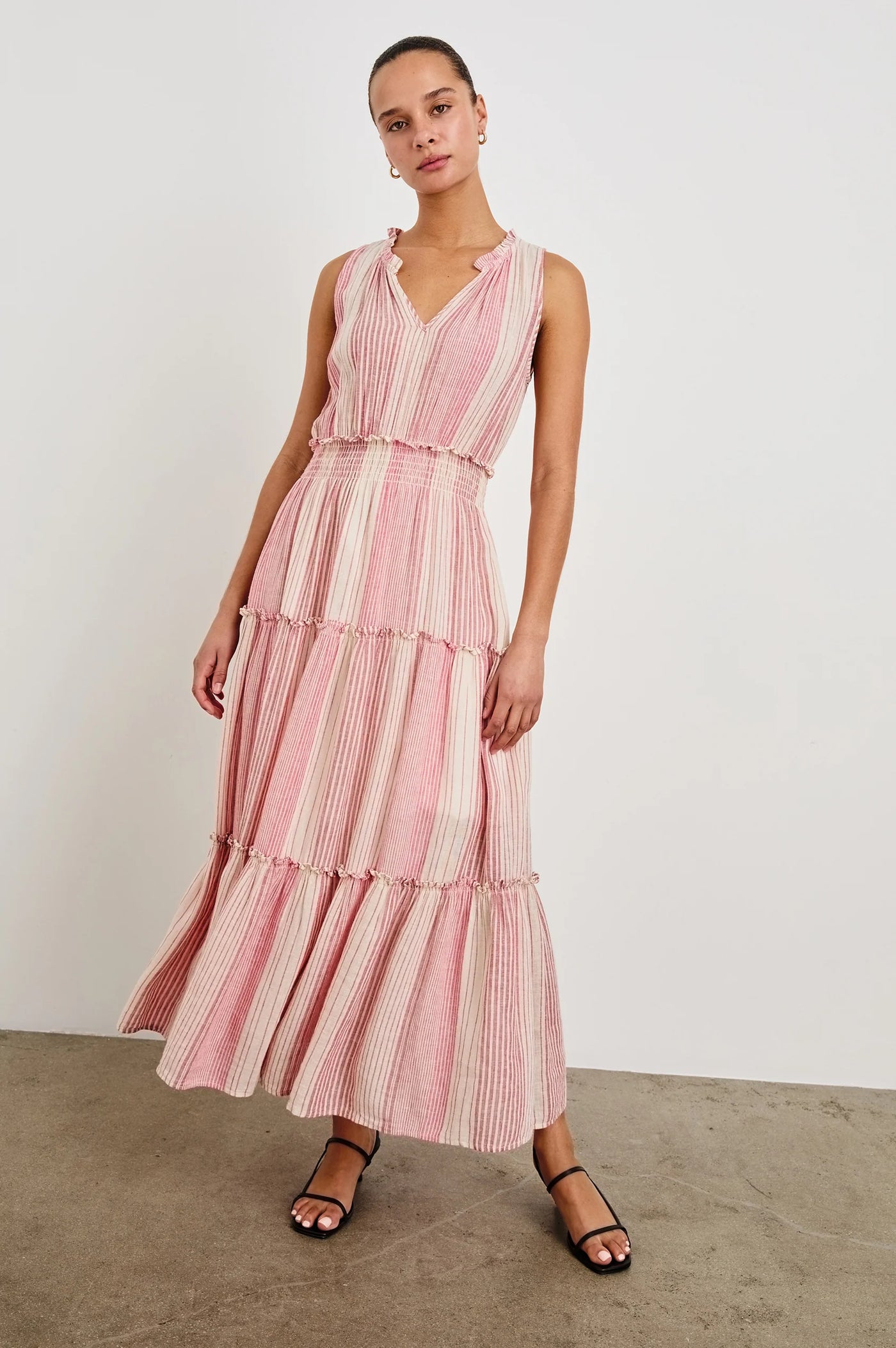 Loulou Dress in Salerno Stripe