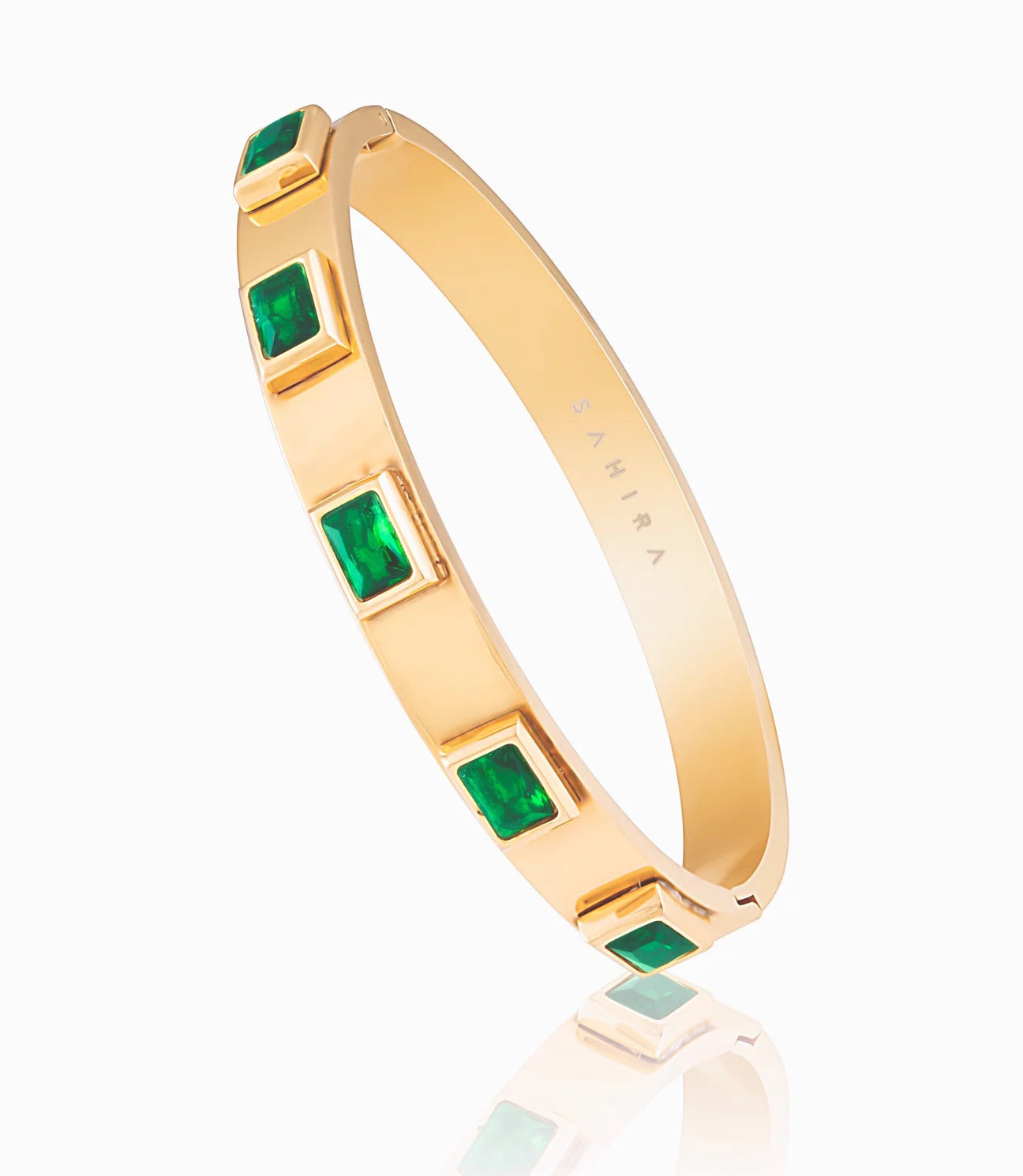 Emerald Bracelet in Gold