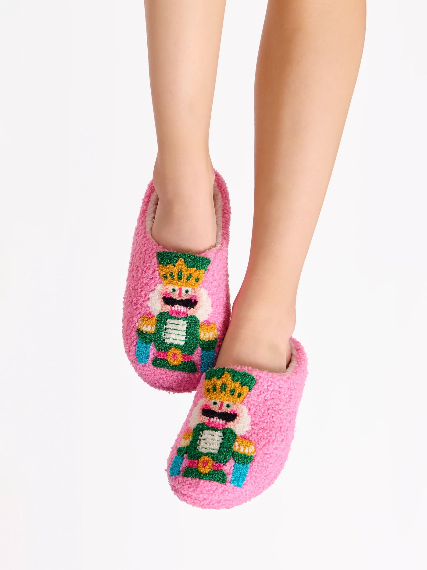 Nutcracker Slippers in Blush