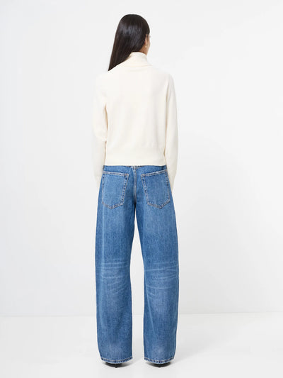 Babysoft Turtleneck Sweater in Porcelain Cream