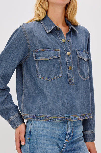 Ports Shirt in Antique Blue