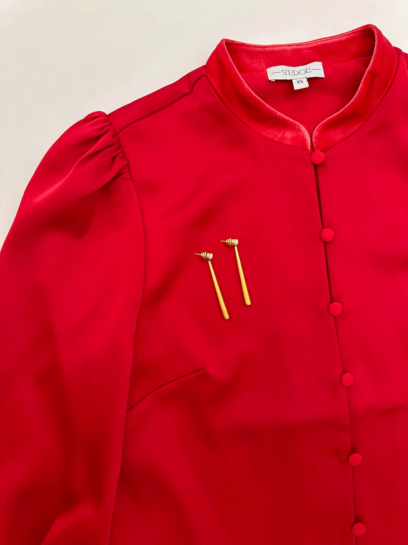 Normandy Dress in Lipstick