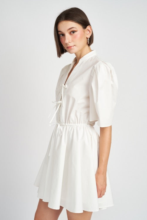 Felice Mini Dress in White