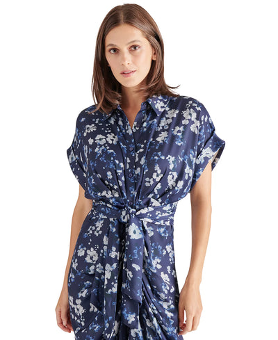 Tori Dress in Floral Indigo