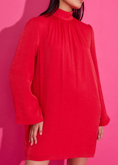 Emery Dress in Lipstick