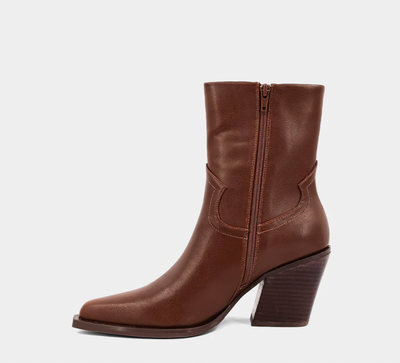 Victoria Boots in Cognac