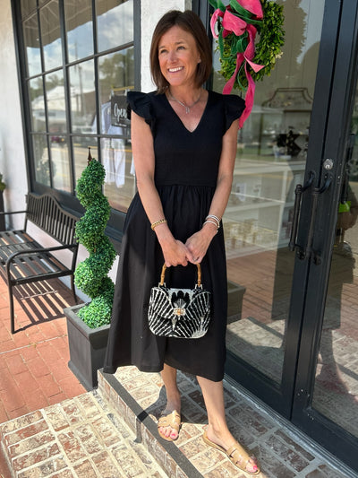 Gray Dress in Black