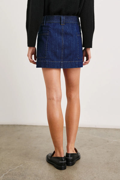 Deanna Skirt in Raw Denim