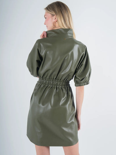 Palmer Dress in Olive Night