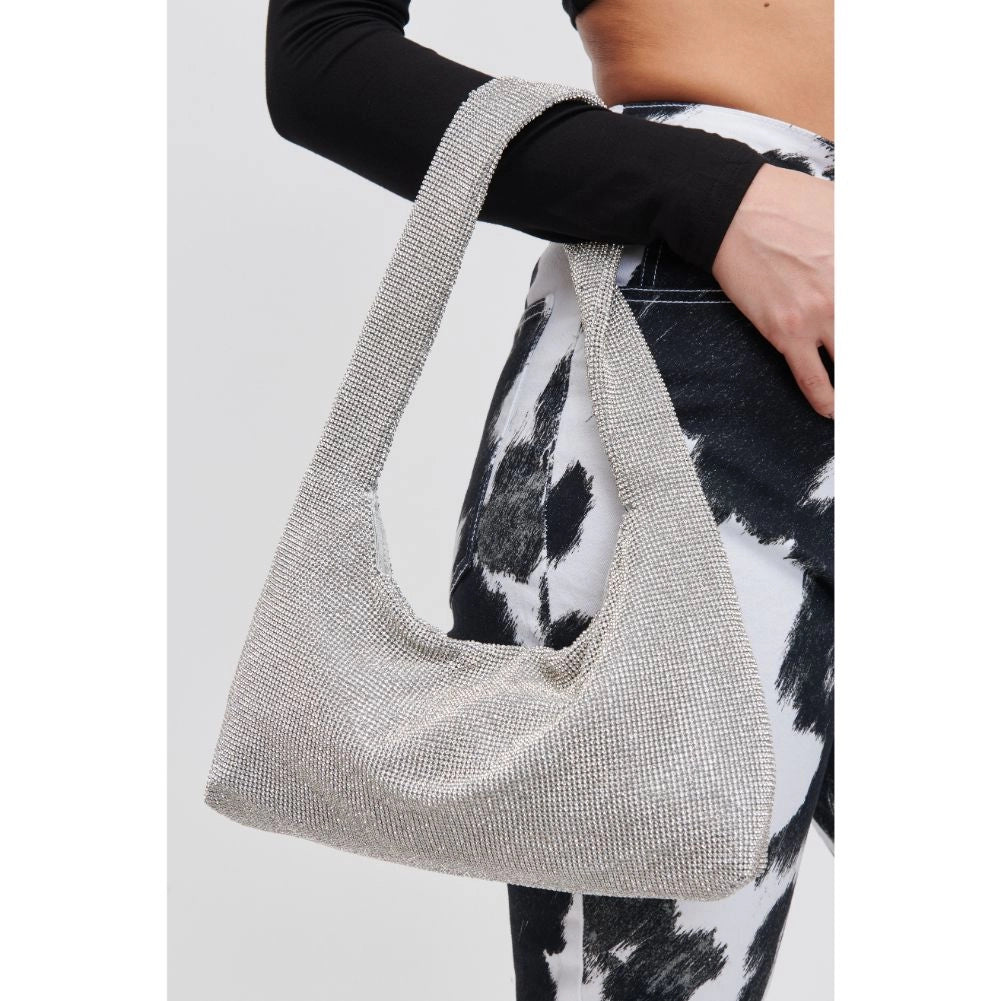 Soraka Evening Bag in Silver