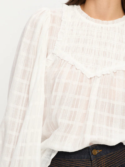 Paige Blouse in Ivory