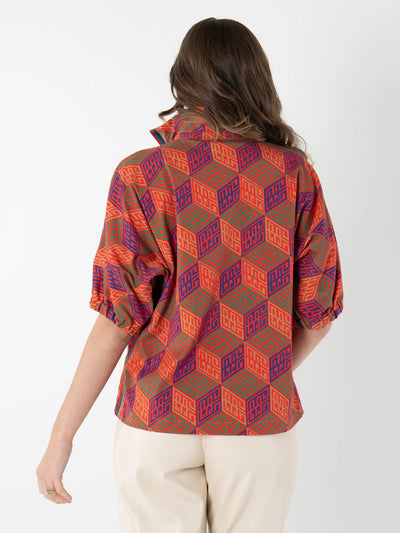 Poppy Top in Vintage Monogram
