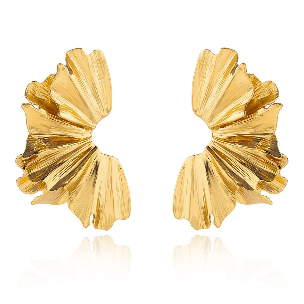 Arabella Statement Earring in Gold