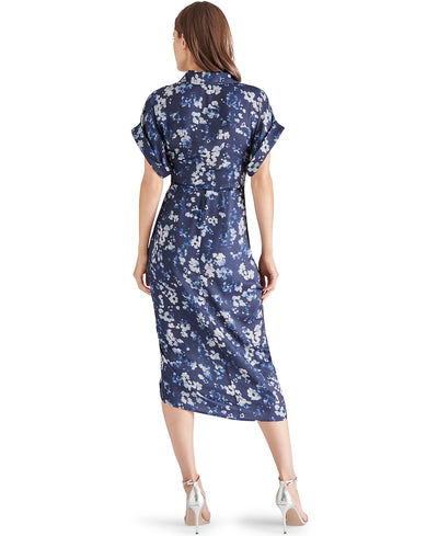 Tori Dress in Floral Indigo