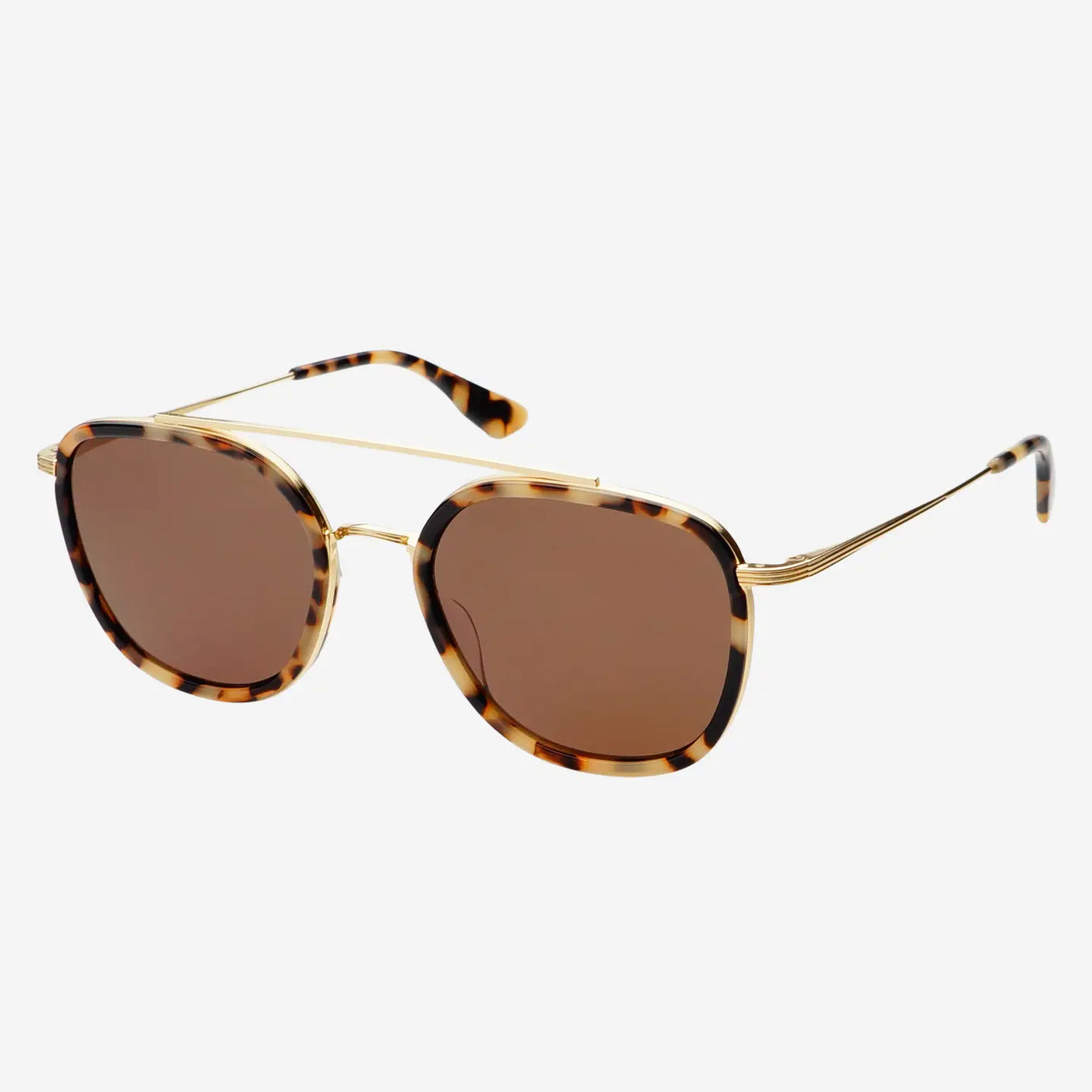 Weston Sunglasses in Milky Tortoise / Brown