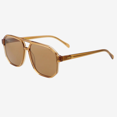 Billie Aviator Sunglasses in Brown