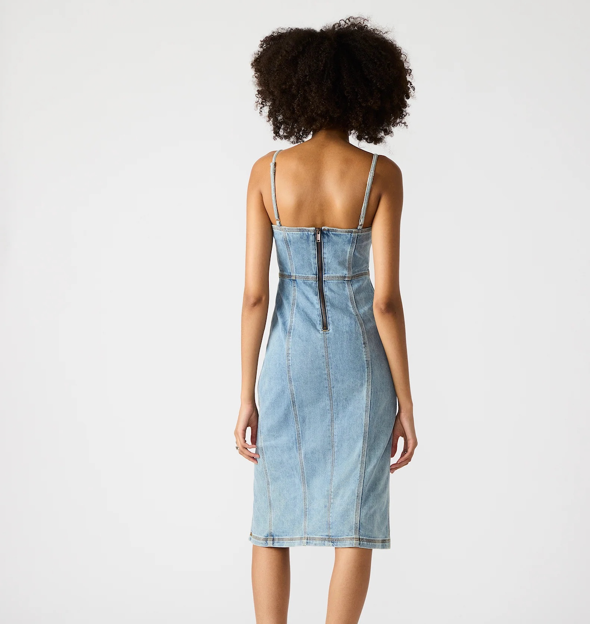 Giselle Dress in Blue Denim