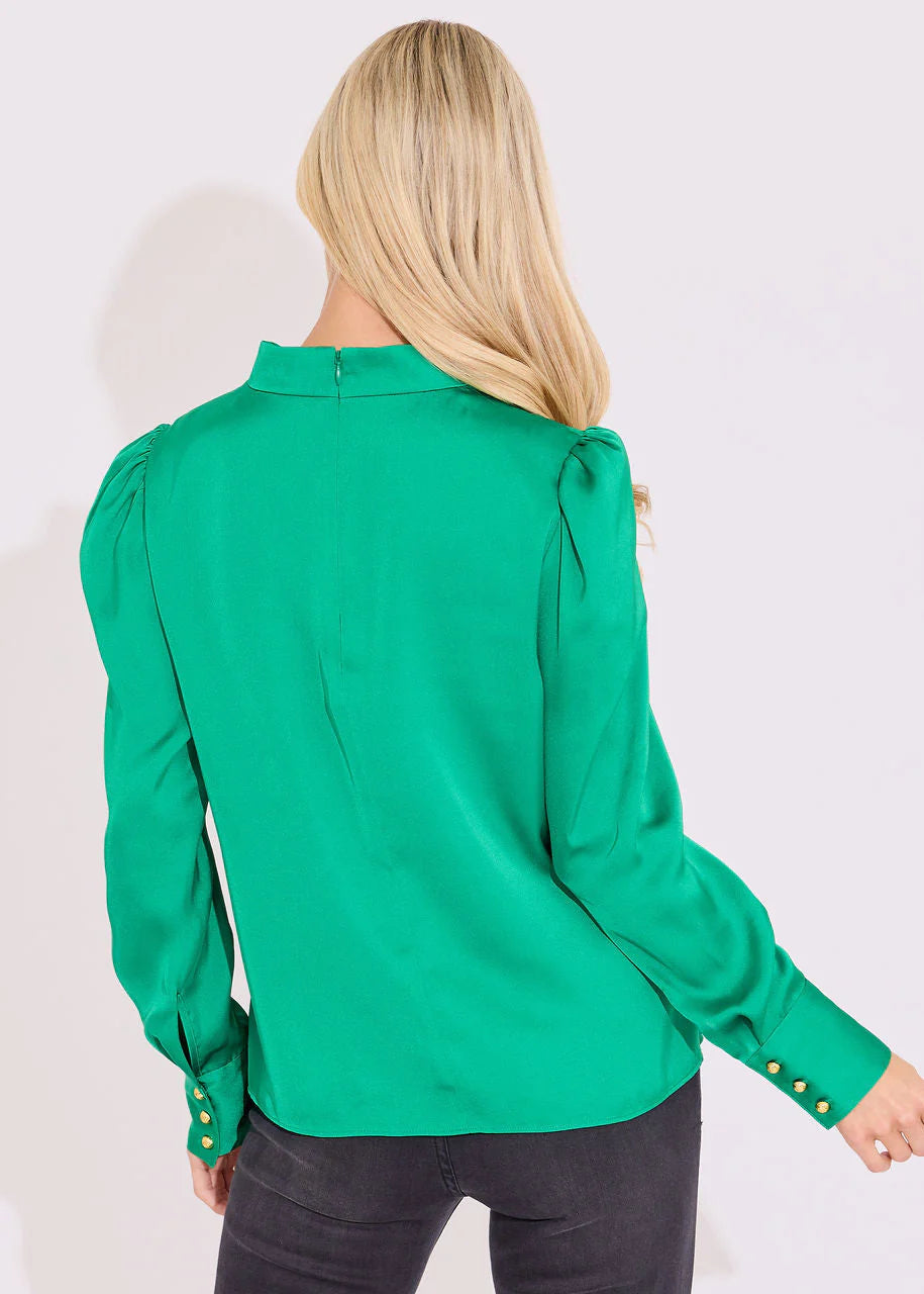 Scarlett Top in Malachite