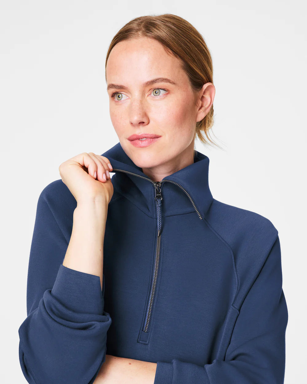 AirEssentials Half Zip Sweatshirt in Faded Indigo