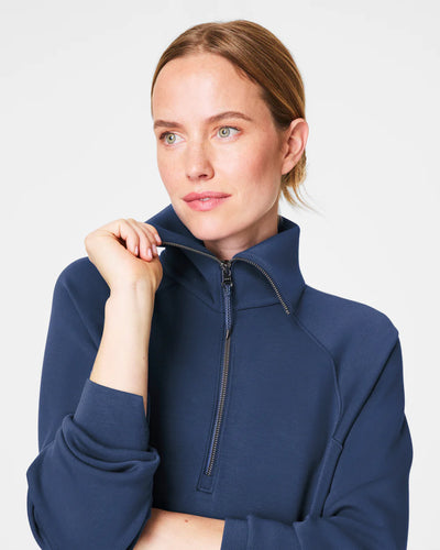 AirEssentials Half Zip Sweatshirt in Faded Indigo
