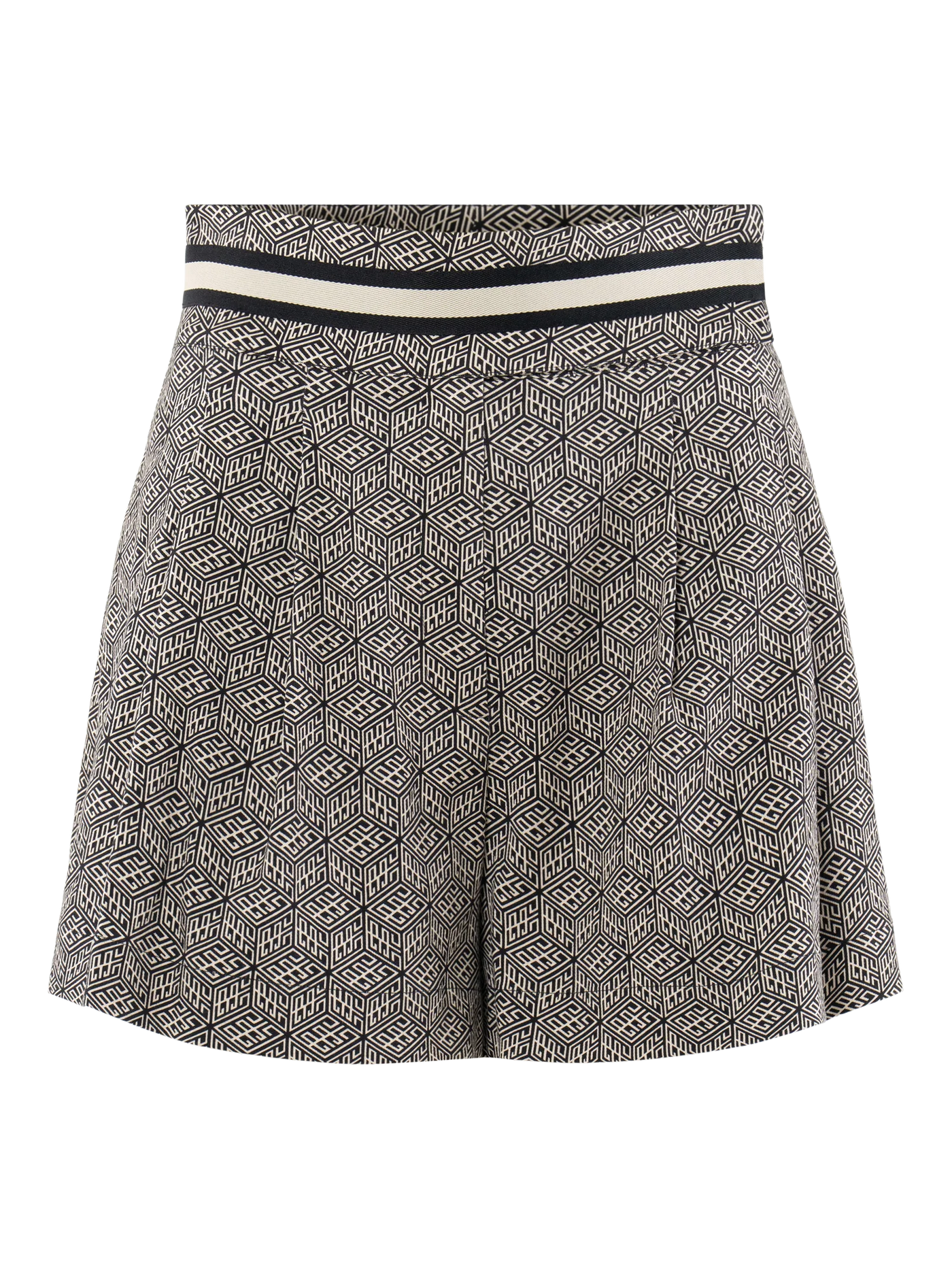 Relaxed Short in Black Tonal Monogram
