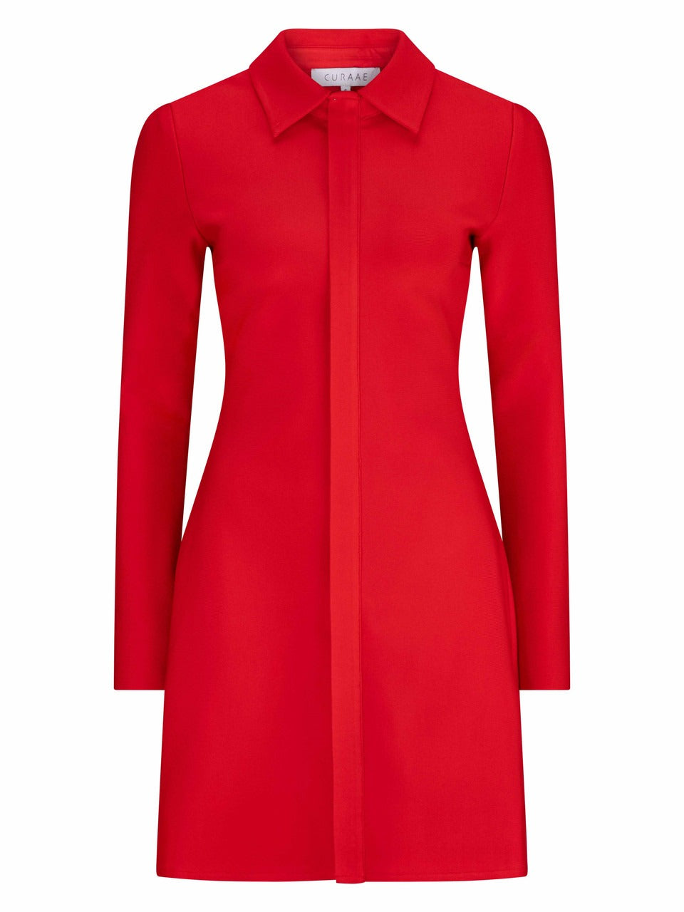 Elodie Dress in Cherry Red