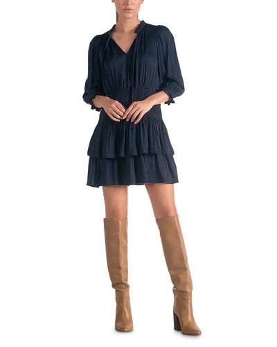 Alexis Mini Dress in Navy