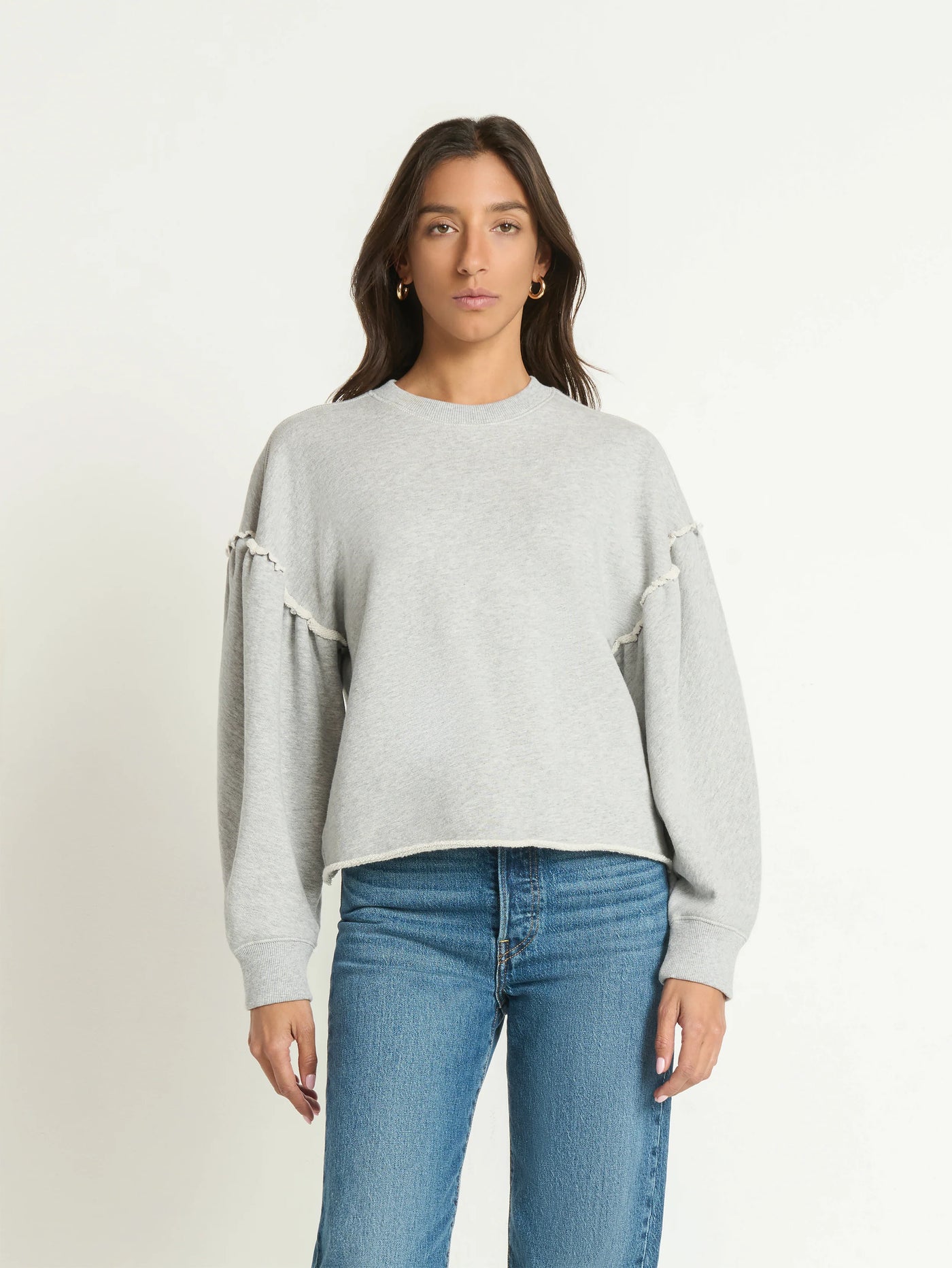 Shane Sweatshirt in Heather Grey