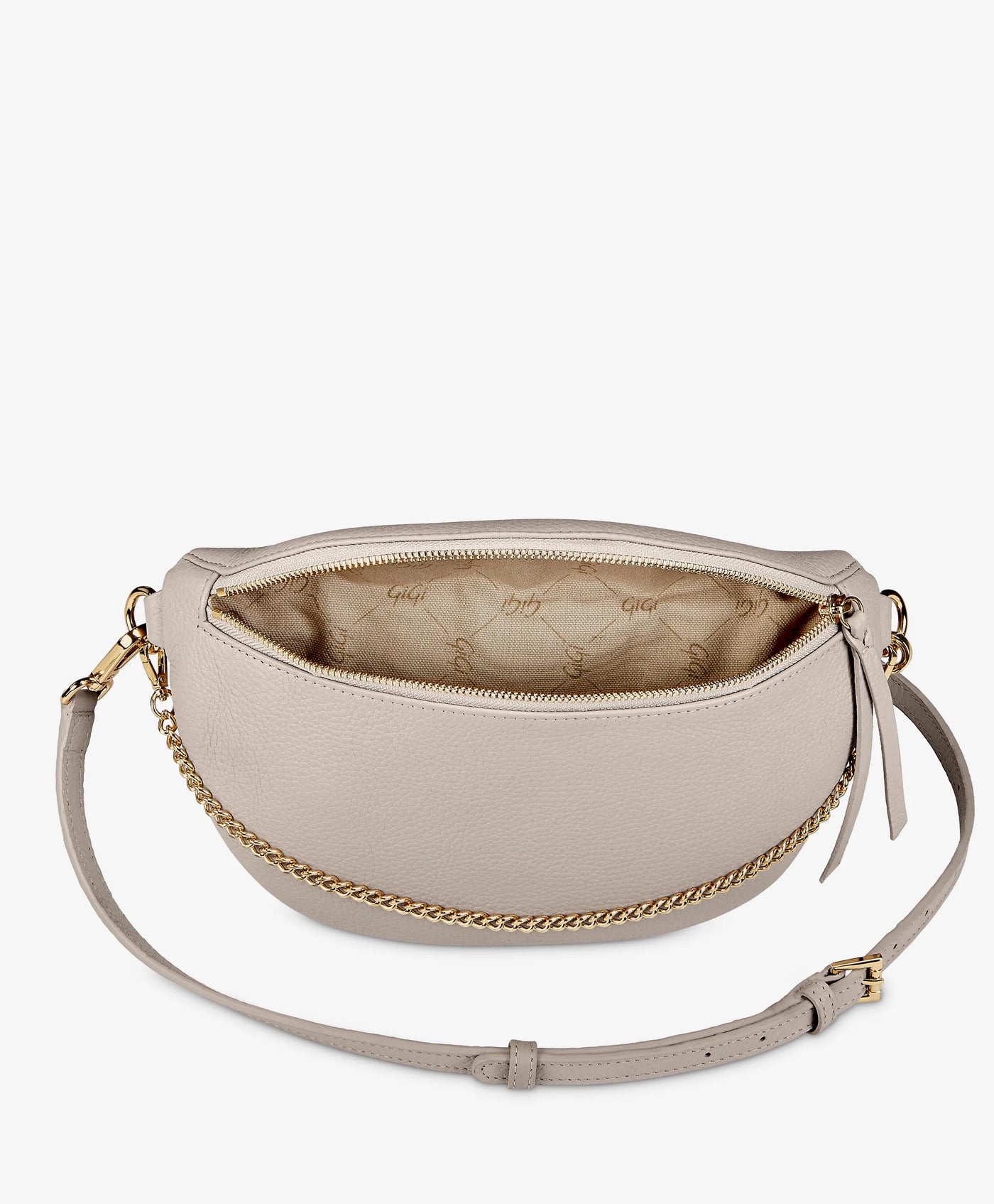 Beck Sling Bag in Beechwood Pebble Grain Leather