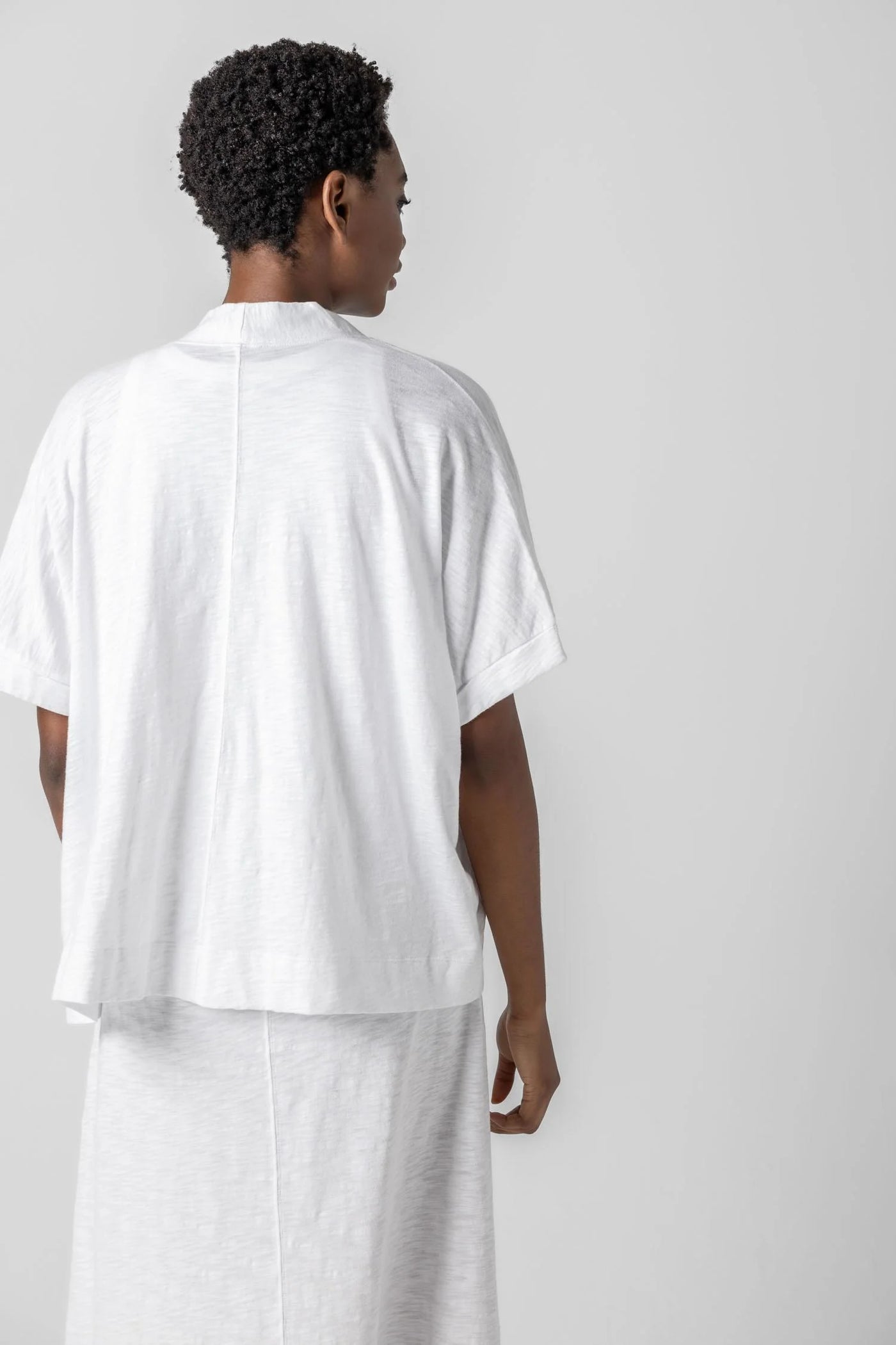 Travel Cardigan in White