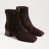 Paige Ankle Boot in Cafe Noir Brown Suede