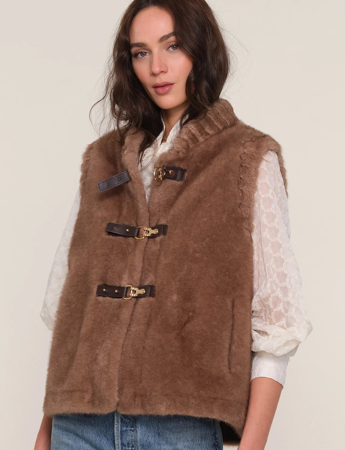 Hosk Vest in Fawn