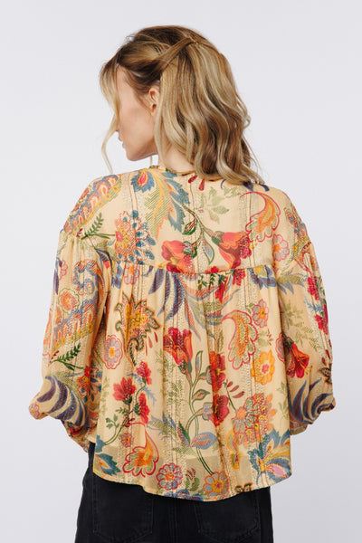 Milena Top in Butter Multi