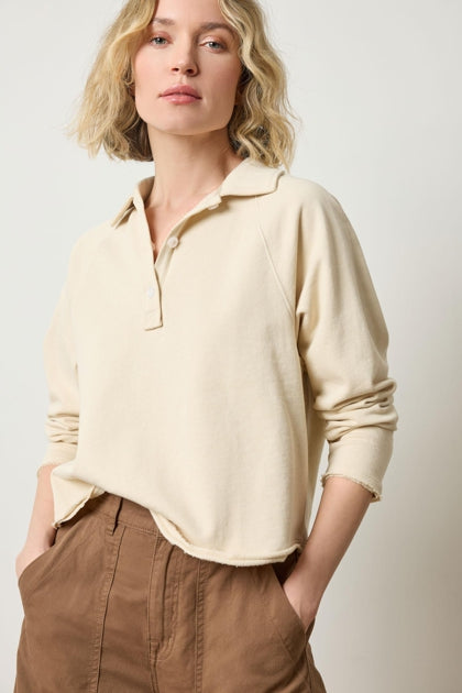Shirttail Polo in Muslin